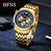 Luxury Watches For Men Date Chronograph Stainless Steel Man Watch Waterproof Luminous Sport Military Men's Quartz Watch