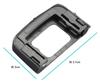 Replacement Eyepieces for Nikon Compatible with and Eyepiece Mounting Accessories DK-25, Audiophiles, Eyecups, (2-Piece Set)
