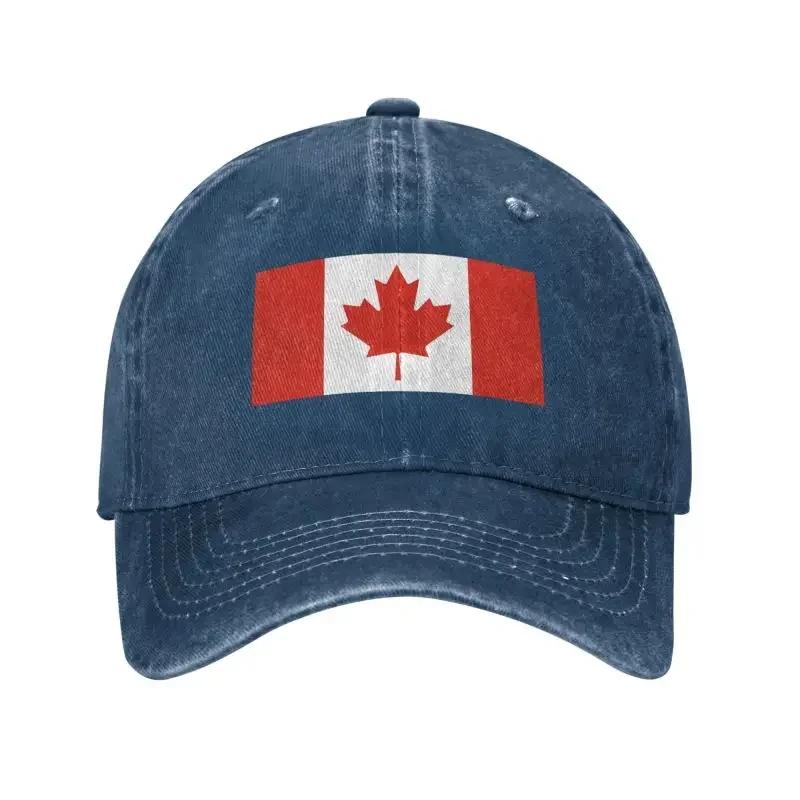 Custom Cotton Flag Of Canada Baseball Cap Hip Hop Women Men's Adjustable Dad Hat Summer
