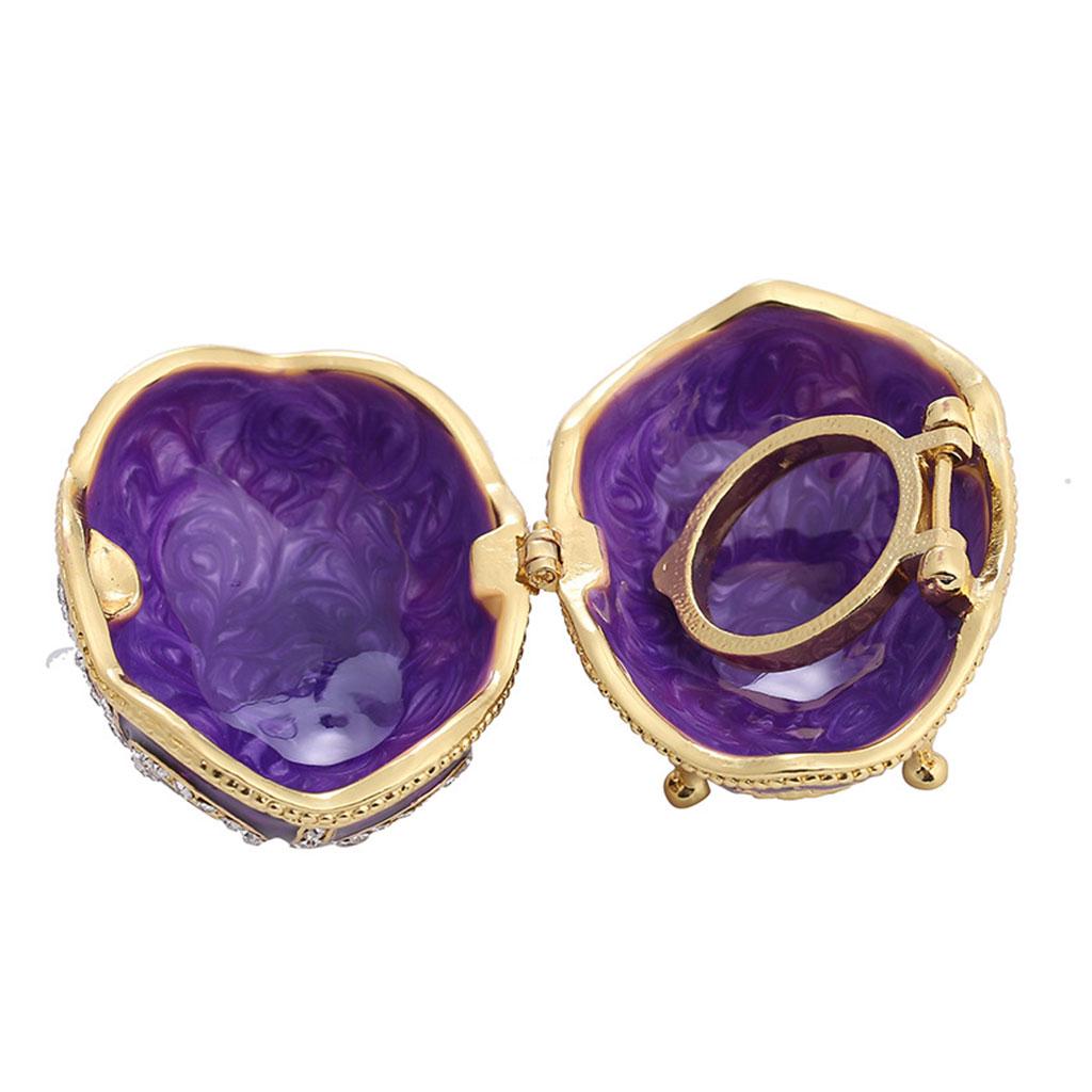 Buy Christmas Balls Jewelry Trinket Box Hand Painted Enameled with