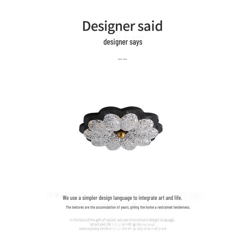 Used Walnut Full Spectrum Ceiling Light for Master Bedroom - Modern Minimalist American Retro Design