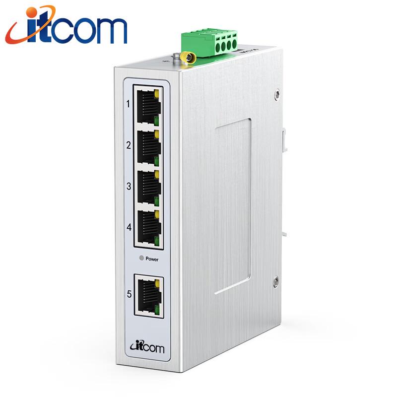 Edicon IT168 5-Port 100M Unmanaged Industrial Ethernet Switch