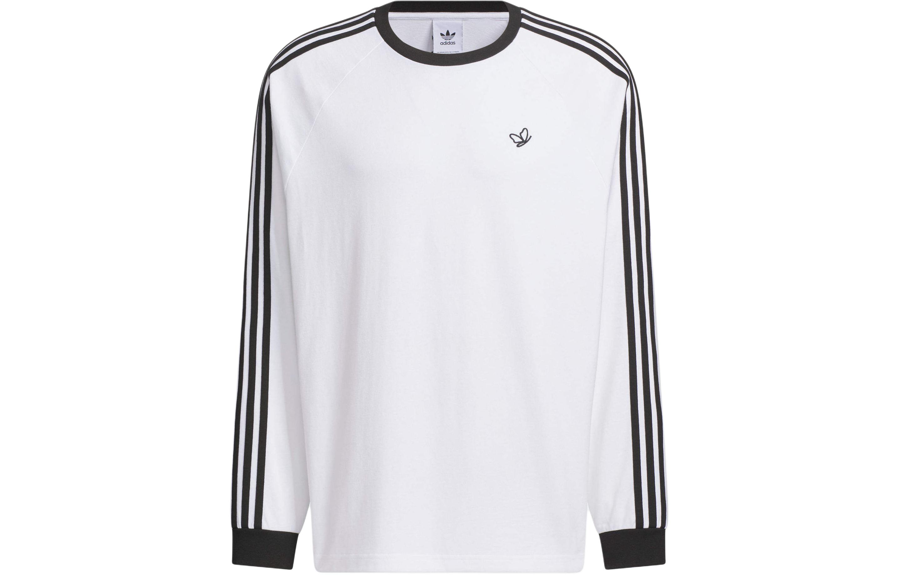 Adidas Originals 3 Stripes SS24 T Shirt Men s White JG1512 XXL