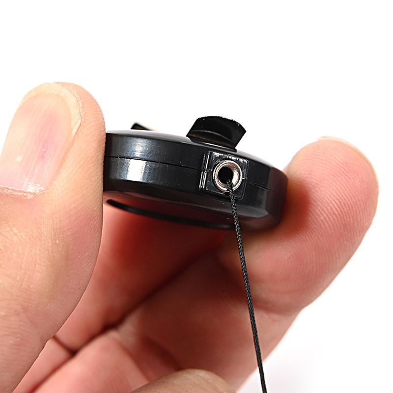 Retractable Pull Badge Reel Lanyard Holder Reels Recoil Belt Key Ring Chain Clip