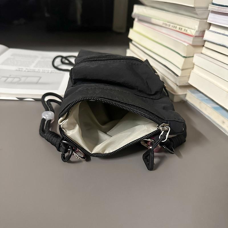 Lightweight Mobile Phone Bag Contrast Shoulder Bag Travel Crossbody Bag