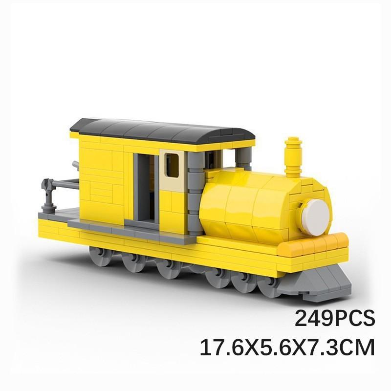 Children's Building Blocks, Red Train, Charles Train, Small Particle Toy