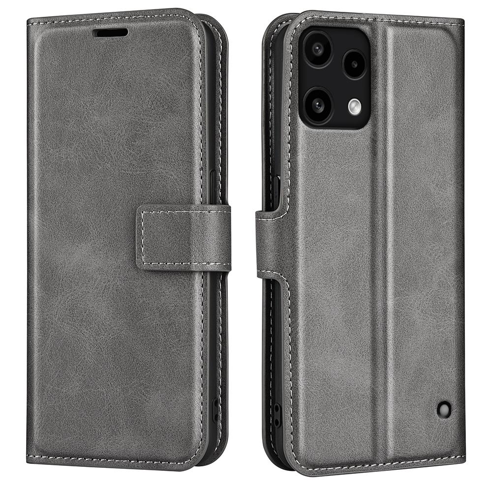 For Nothing Phone (3a) Lite 5G Stand Case Anti-Scratch Calf Texture Leather Phone Cover