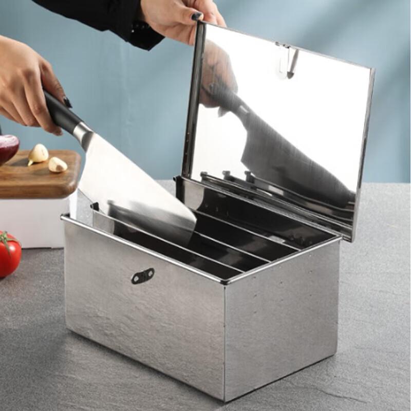 Chahua Stainless Steel 5-Slot Commercial Knife Holder