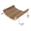 Hamster Wooden Swing Natural Large Space Climbing Playing Hamster Swing Hammock with Hanging Chain