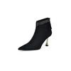 Fashion New Autumn Winter Sheep Suede Women Boot Fashion Short Boots Pointed Toe Stiletto Heels Boots for Women High Heels Zapatos Mujer