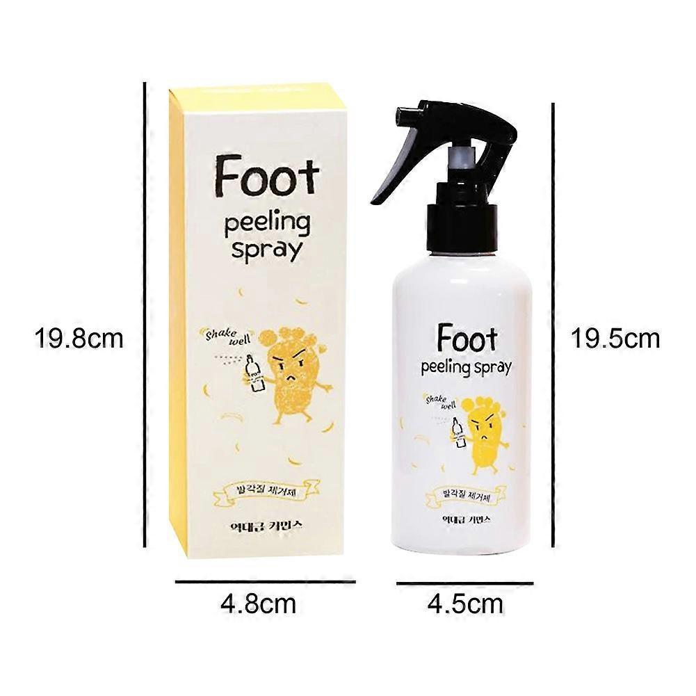 Foot Exfoliation Repair & Brightening Spray Remove Dead Skin Calluses Foot Rejuvenation Treatment
