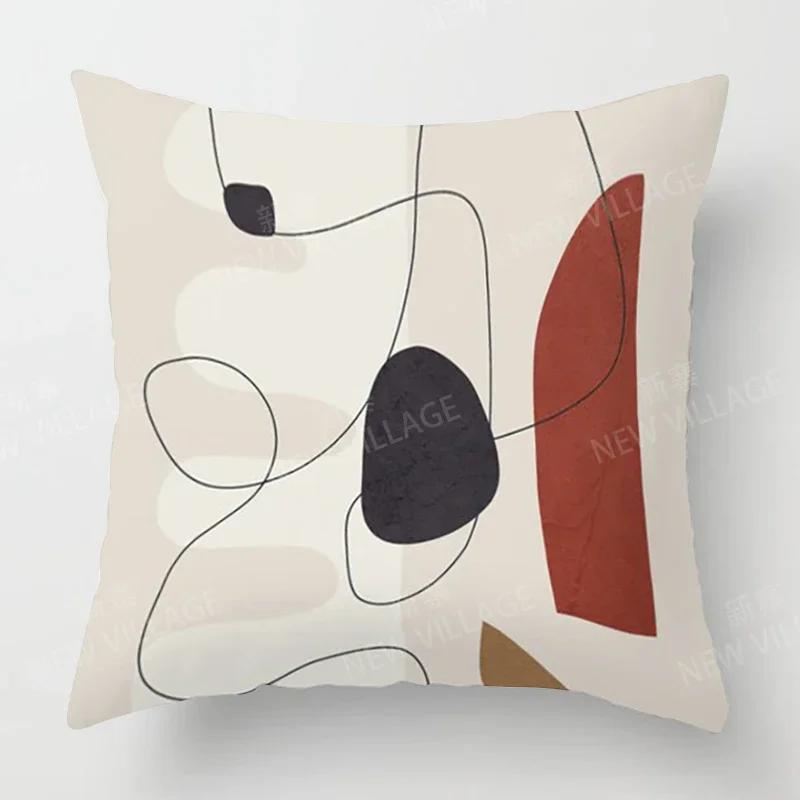 Nordic Fall Home Decor Autumn Throw Pillow Cover Sofa Cushion Cover Modern Morandi