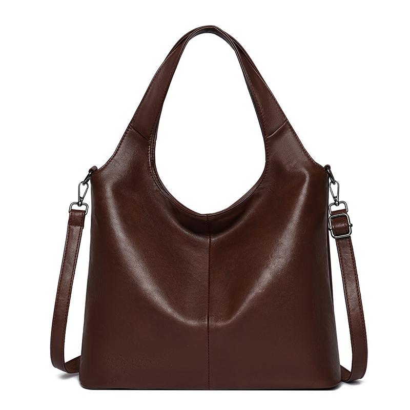 Vintage Women's Tote Bag Large Capacity Shoulder Crossbody Bag Commuter Underarm Bag