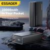Essager 65W Power Bank 20000mAh PD Fast Charging Portable Battery Charger 3 Output Ports for iPhone 15 14 Pro Notebook Tablet