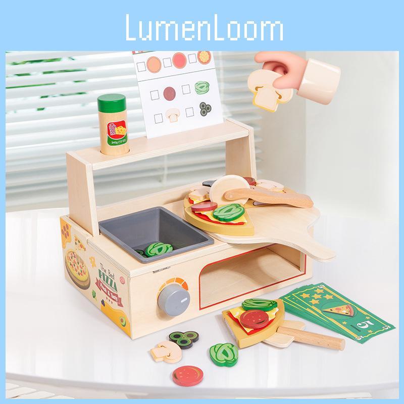 Imaginative Play Wooden Pizza Oven Toy For Kids Early Development And Family Fun