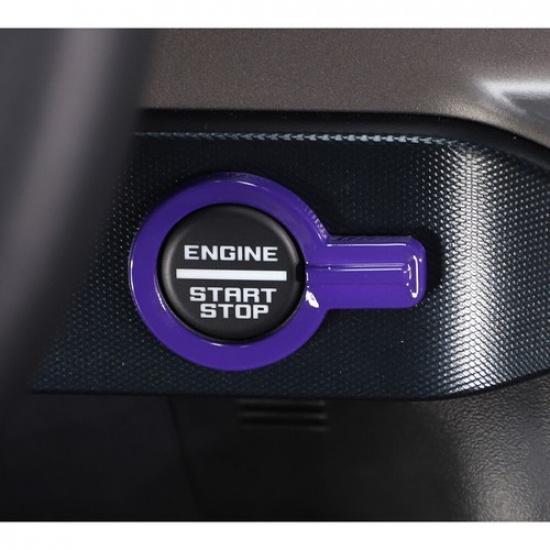 ABS Engine Start Stop Push Button Cover Purple Accessories for Ford Bronco +