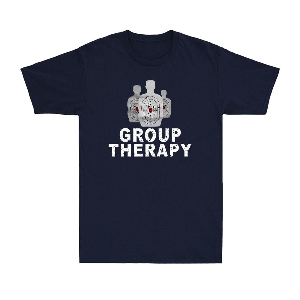 Group Therapy Distressed Print New Patriotic Trending Men s Cotton T-Shirt Unisex T-Shirt L