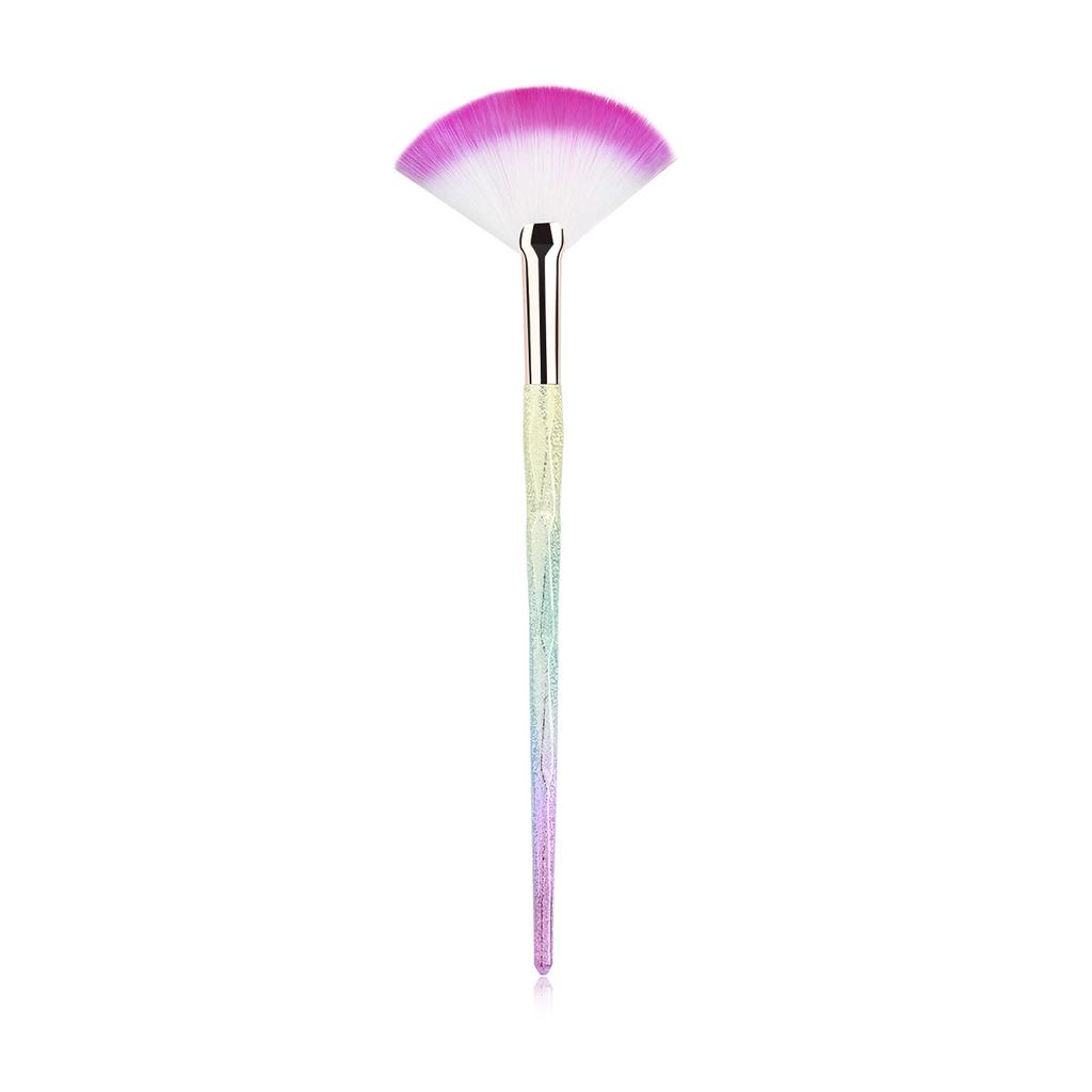 1pcs-9pcs Powder Brushes Fan-shaped Makeup Brushes Highlighting Ultra-soft Skin-friendly Portable Beauty Tools