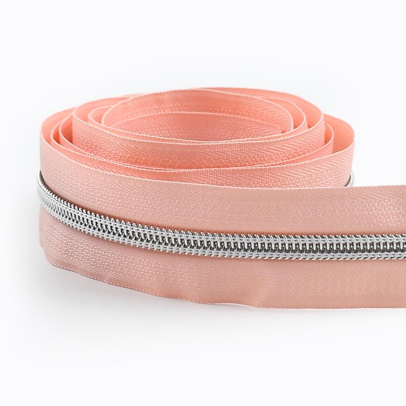 2/3/5/8/10M 5# Nylon Coil Zippers For Bag Clothes DIY Plastic Zipper Tape By The Meter Decorative Zips Repair Sewing Accessories