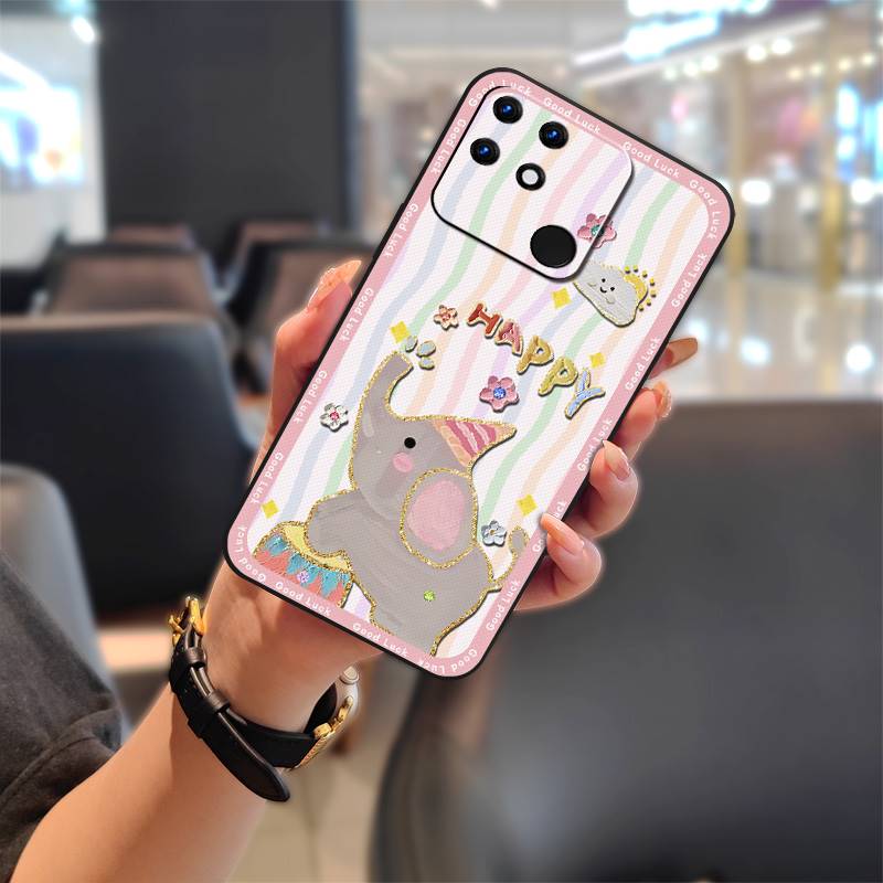Back Cover Cartoon Phone Case For OPPO Realme Narzo 50A Dirt-resistant Durable TPU Waterproof Fashion Design Phone Pouch