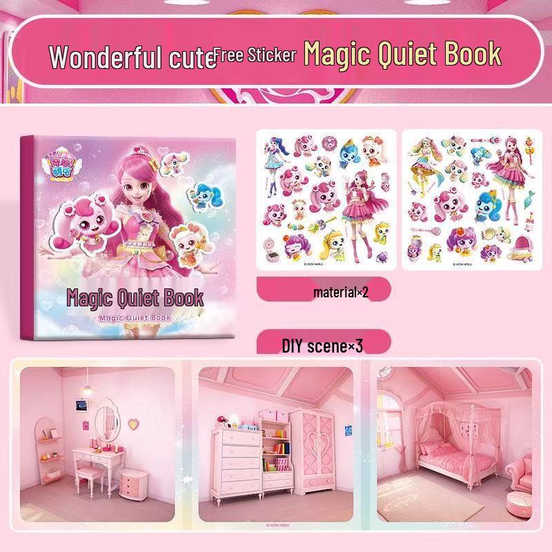 Wundervolles Prinzessinnen-Stillebuch: Lernaufkleber und Malspielzeug für Mädchen