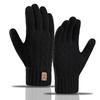 1Pair Warm Gloves Autumn Winter Gloves For Men Cold-Proof Warm Gloves Cycling Full Finger Touch Screen Gloves Gifts