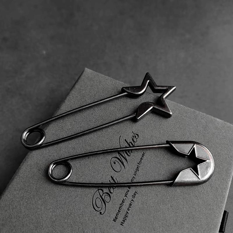 Retro Large Pins For Clothing Metal Safety Pins Jeans Dress Scarf Adjustable Pins Accessories