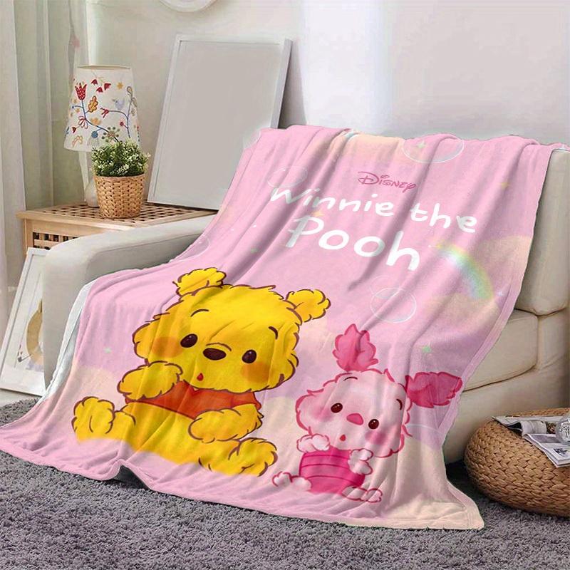 1pc, Disney Winnie The Pooh Blanket Gift for Friends Birthday Christmas Present Home Decor Sofa Throw Blanket Outdoor Camping Travel Beach
