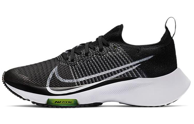 Nike Air Zoom Tempo Flyknit Black White Volt Gs CJ2102-001 36.5