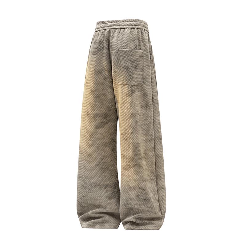 Wassup Sohot Pánské ležérní kalhoty se širokými nohavicemi a tie-dye vzorem