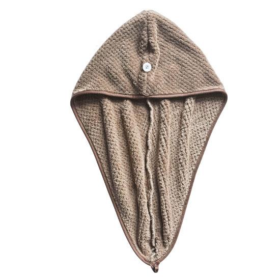 Drying Hair Towel Dry Hair Cap Microfiber Hair Drying Wrap Strong Water Absorbent Triangle Shower Hat Wiping Hair Towel Tool