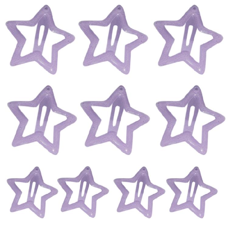 Sweet Girls Snap Hairpins Star Hair Clips Accessories for Lady Women Girls