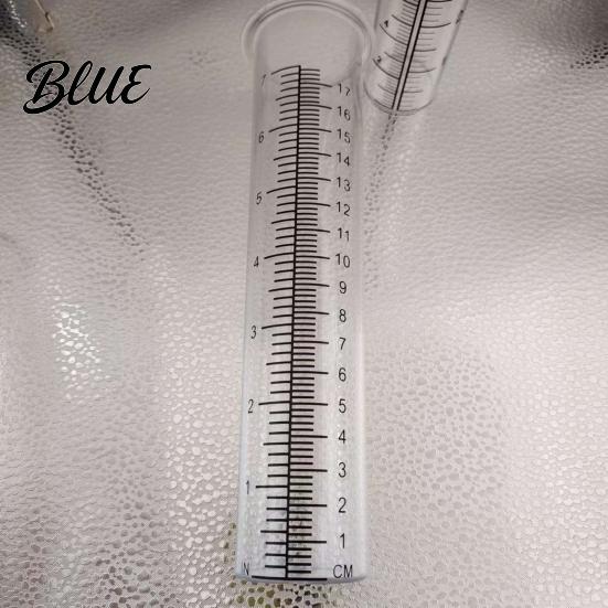 Decorative Bird Rain Gauge Outdoor Metal with Stake 7 Inch Tube Weather Resistant Plastic Measuring Gauge Branch Measure Tool for Garden Lawn Patio