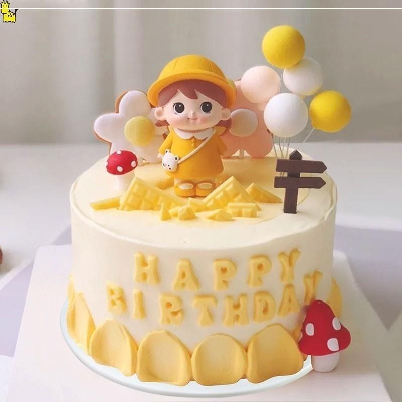 Simulation Fruit Cake 6/8 Inch Fake Cake Model Food Dessert Props Sweet Table Window Girl Boy Birthday Ornament Party Home Decor