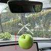 Apple Simulated Rearview Mirror Pendant Fruit Shaped Bag Pendant Decor Car Ornament  Christmas Gift