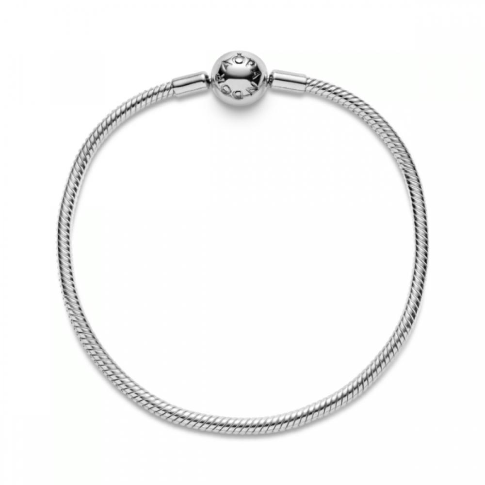 Pandora Moments Smooth Silver Clasp Bracelet 590728