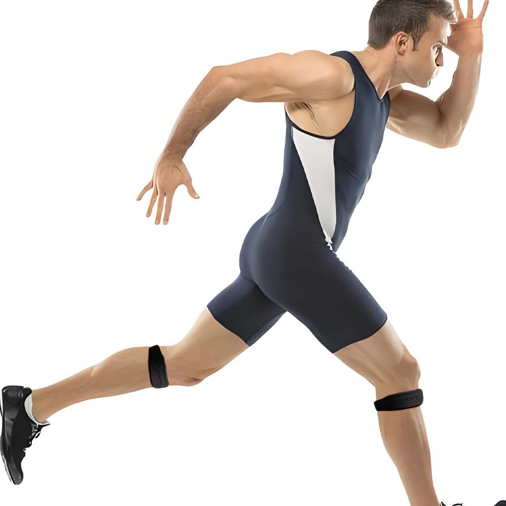 Protection Knee Patella Protect Band Silicone Sports Knee Brace  Outdoor Sports