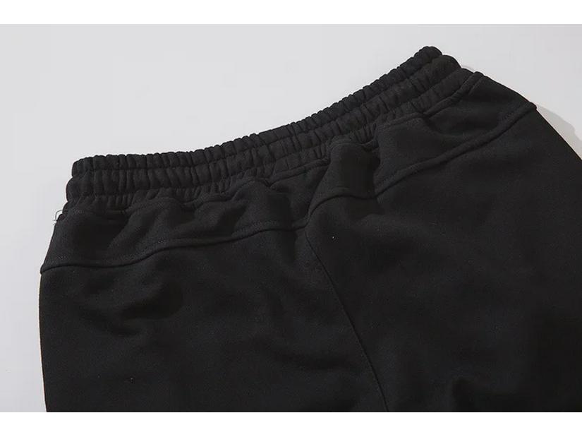 Funktionelle, einfarbige Unisex-Sport-Jogginghose mit Reißverschlusstaschen