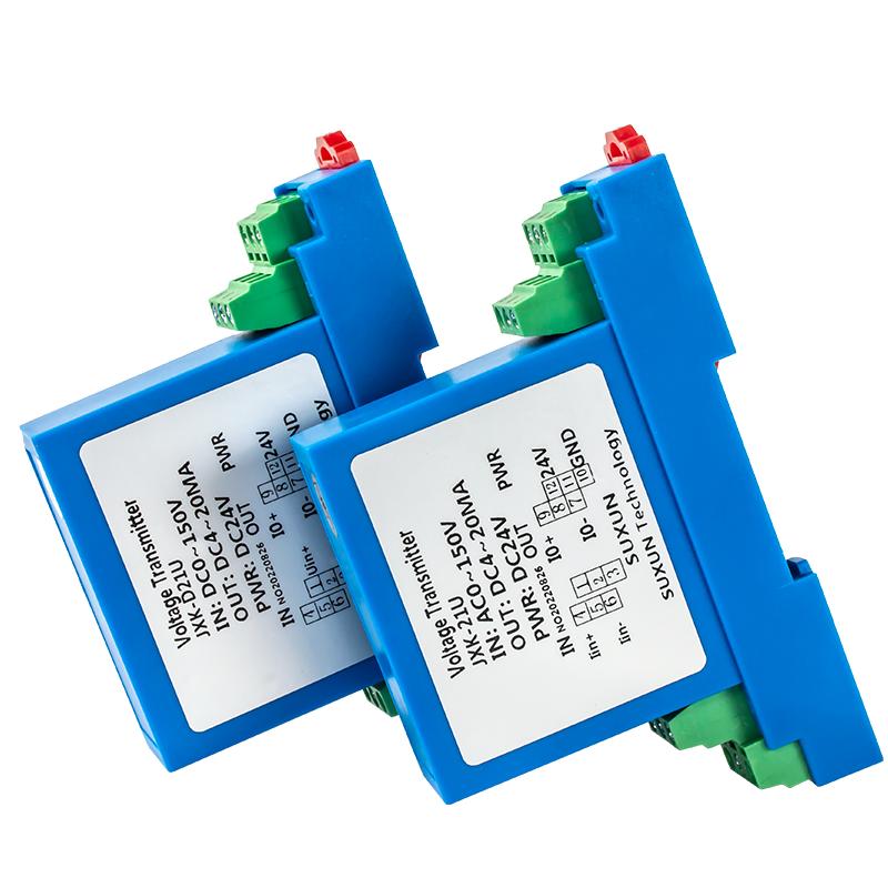 DC/AC Voltage Transmitter 500V 1000V 4-20mA 0-10V Voltage Transducer RS485 AC Hall Voltage Sensor