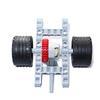 Non-Toxic Building Blocks Drive Car Front Back Suspension Steering System Differential Gears Self-Locking Bricks Moc Technical Parts