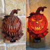 Yousheng Pumpkin Night Light Spooky Halloween LED Lighted Pumpkin for Halloween Bedroom Living Room Home Decor