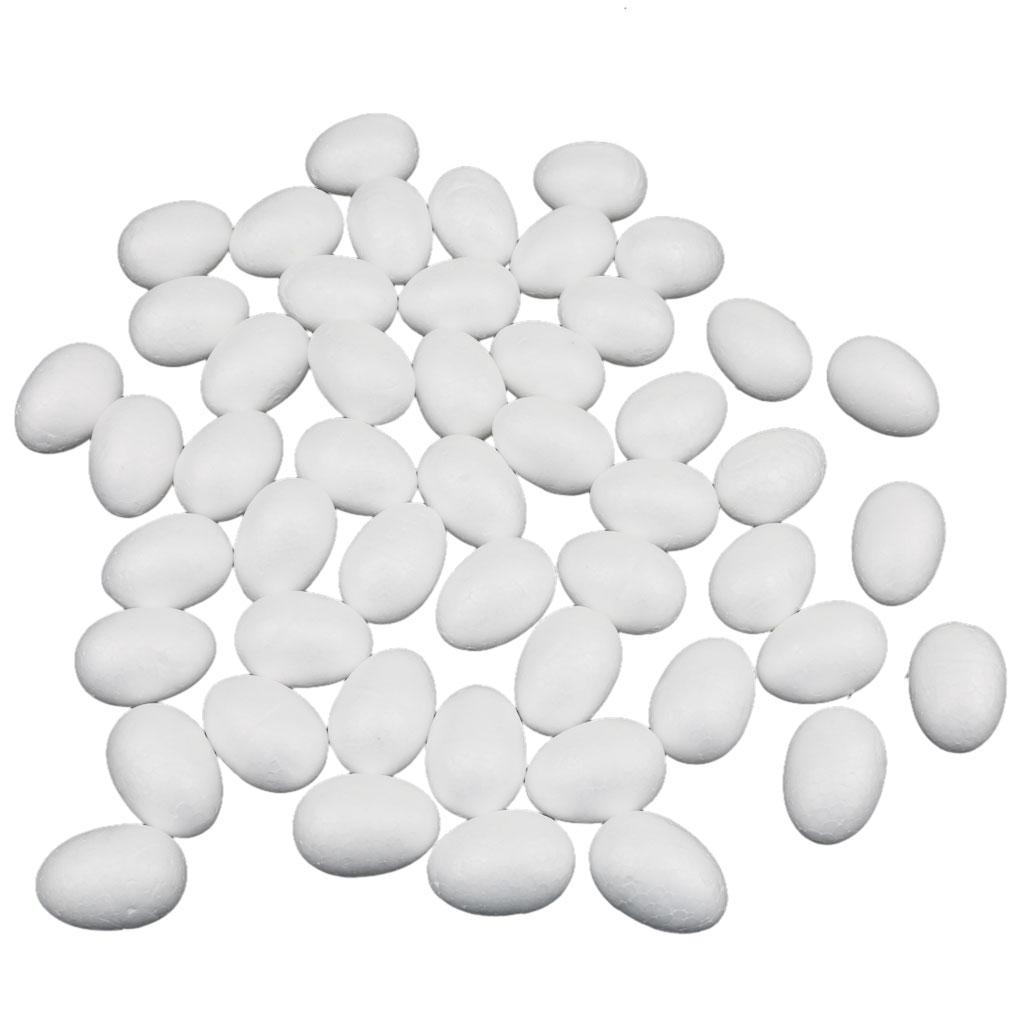 10 Pieces Easter Foam Egg Polystyrene Balls Spheres Craft Supplies Decoration Ball