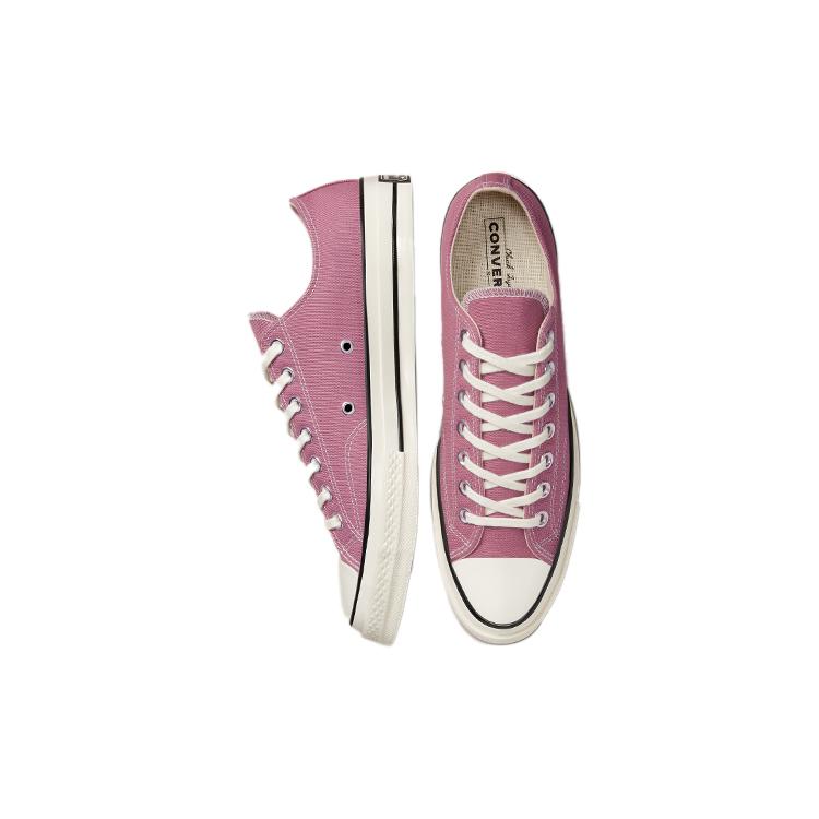 Converse Chuck 70 Vintage Canvas Low 'Pink Aura' (Unisex) Pink Aura / Egret / Black Canvas Shoes 172957C