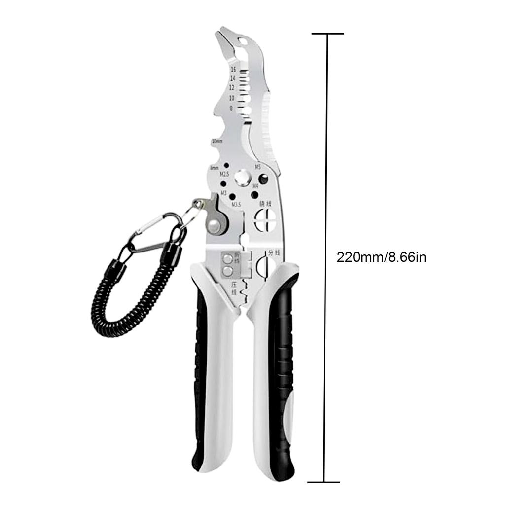 Essentieller Elektriker Abisolierer Abisolierwerkzeug für verschiedene Aufgaben für Elektriker Bequemes Abisolieren