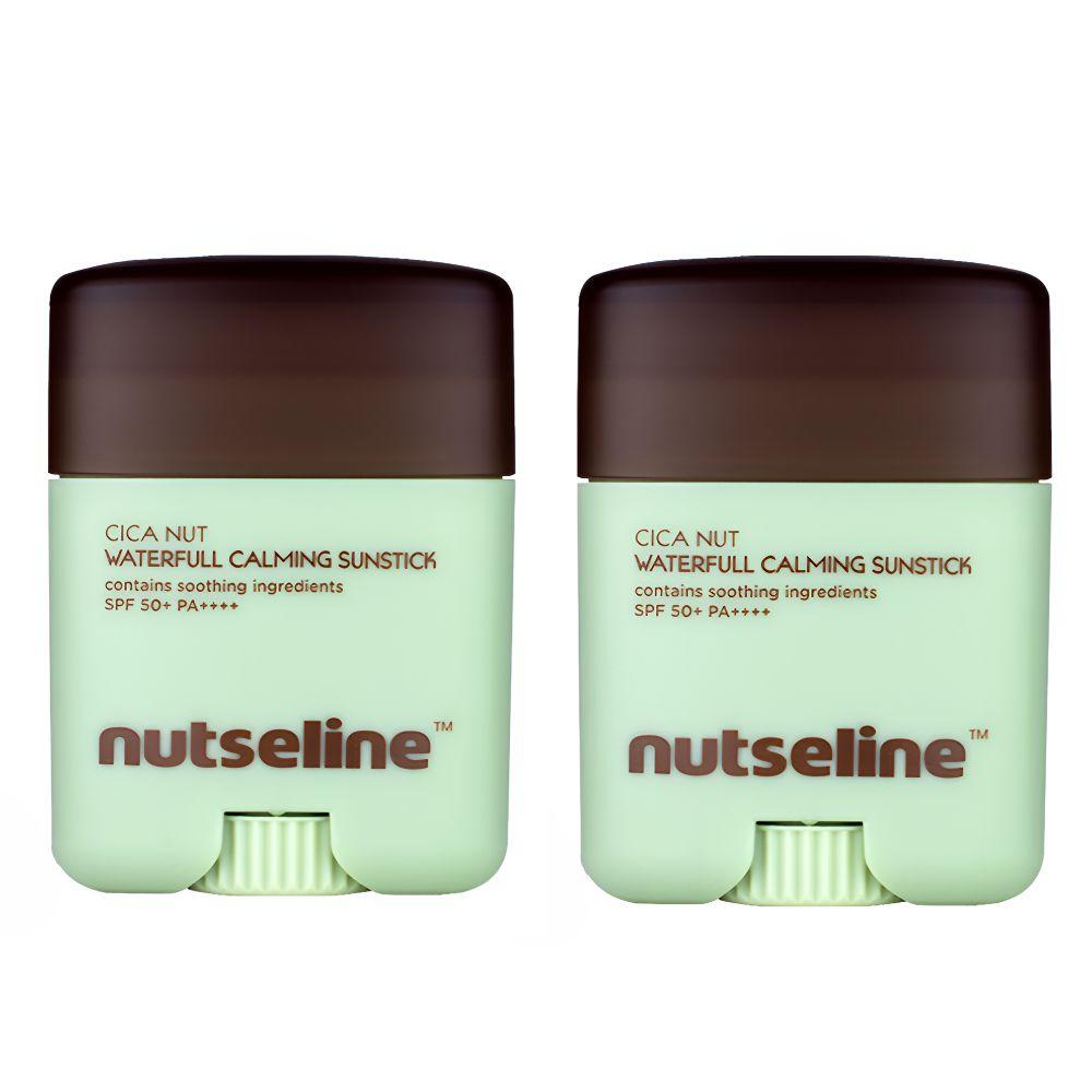 

NUTSERIN Cica Nut Waterfull Calming Sun Stick SPF50+ PA++++ 20g x2 Set Soothing UV Protection