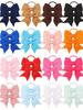 20/30/40Pieces Babies Tiny 2Inches  Hair Bows Rubber Bands Hair Ropes Ponytail Holders for Baby Girls Infant Kids Hair Accessory