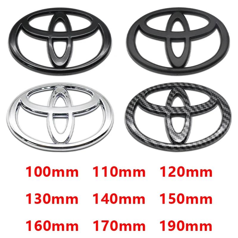1Pc ABS Car Logo 3D For Toyota Car series Corolla Camry RAV4 Front Head Grill Hood Bonnet Emblem Rear Tail Bumper Trunk Badge