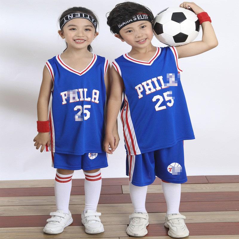 Kids' Summer Basketball Uniform Set: Sports Vest for Kindergarten & Primary School