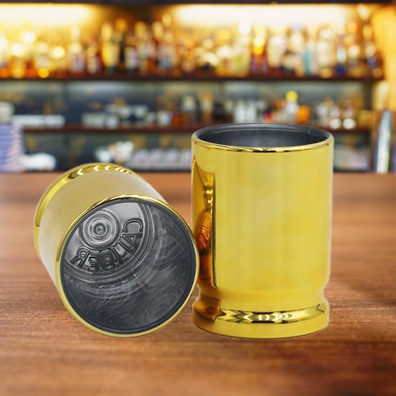 90ml Bullet Shell Plastic Shot Glass for Parties and Clubs