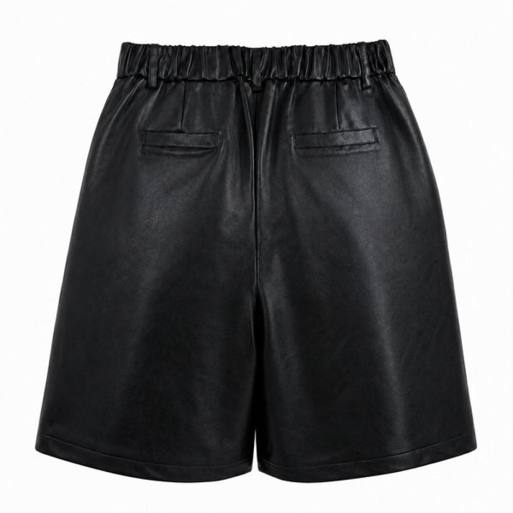 GGPX New York Men S Fake Leather Half pantS Gq8pt032f